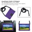 Alcatel Joy Tab2/3T 8.0 Honeycomb EVA Hybrid Tablet Case Strap Purple - 4