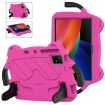 TCL Tab 11 9466x3 Shockproof Tablet Case Rose Red+Black EVA Hard PC - 1