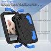 TCL Tab 8 Gen2 2024 Shockproof Tablet Case Black+Blue EVA Hard PC - 7