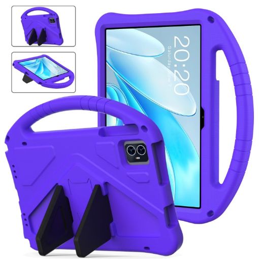 Teclast M50 HD/Pro 10.1" Purple EVA Shockproof Tablet Case with Holder - 1