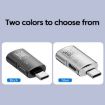 USB-C to Type-C + USB 3.0 OTG Adapter for Headset & U-Disk (Silver) - 5