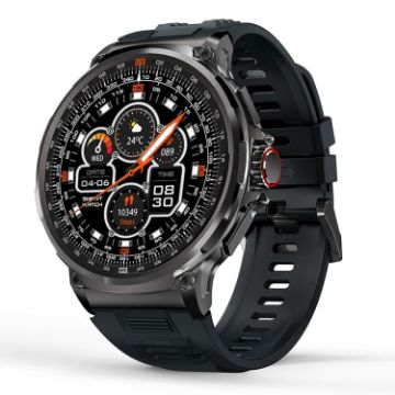 V69 Smart Watch 1.85" Black - Bluetooth Call, Heart Rate, BP, Oxygen Monitor - 1