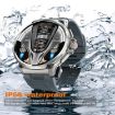 V69 Smart Watch 1.85" Black - Bluetooth Call, Heart Rate, BP, Oxygen Monitor - 5