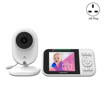 2.8" LCD Baby Monitor with Temperature Detection & 2-Way Voice (UK Plug) - 1