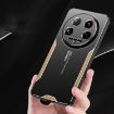 Xiaomi 14 Ultra Blade Series Silver TPU Hybrid Metal Phone Case - 4