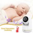 VB803 PTZ HD Baby Security Camera with Lullabies & 5" Monitor (UK Plug) - 4