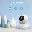 5" Wireless Baby Monitor with Infrared Night Vision & Two-way Intercom (EU) - 3