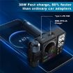 MT01 Car FM Transmitter Bluetooth Adapter MP3 Player Type-C USB Charger - 5