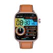 ET570 Smart Watch 1.96" Color Screen, Leather Strap, Bluetooth Call, ECG - 2