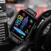 ET570 Smart Watch 1.96" Color Screen, Leather Strap, Bluetooth Call, ECG - 9