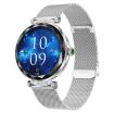 NX7 Pro Smart Watch - 1.19" Color Screen, Heart/BP/Oxygen Monitor (Silver) - 1