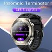 FD02 1.46" Smart Watch, CES Sleep Aid/ECG Detection, Black - 4