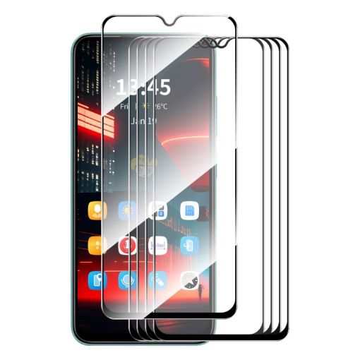 Nokia C300 5pcs ENKAY Full Glue Tempered Glass Screen Protector - 1