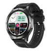 ET485 Smart Watch, 1.43" Color Screen, Nylon Strap, Bluetooth Call/ECG, Black - 1