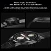 ET485 Smart Watch, 1.43" Color Screen, Nylon Strap, Bluetooth Call/ECG, Black - 3