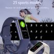C68L White IP67 Waterproof Smart Bracelet Fitness Tracker - 5