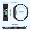 C68L IP67 Waterproof Smart Bracelet - Black Fitness Tracker - 9