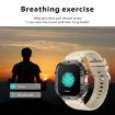 QX11 Smart Watch 1.96" Color Screen, Leather Strap, Bluetooth Call, Black - 5
