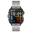 QX11 1.96" Color Screen Smart Watch with Steel Strap & Bluetooth Call - 1