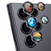Samsung Galaxy S23 Ultra 5G Rear Lens Tempered Glass Film - Black - 1