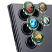 Samsung Galaxy S23 Ultra 5G Rear Lens Tempered Glass Film Dark Green - 1