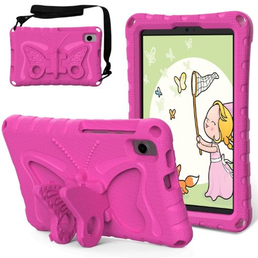 Samsung Galaxy Tab A 8.0 T290 2019 Shockproof Butterfly Case - Rose Red - 1