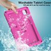 Samsung Galaxy Tab A 8.0 T290 2019 Shockproof Butterfly Case - Rose Red - 5