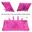 Samsung Galaxy Tab S8 11" X700N Butterfly EVA Shockproof Case Rose Red - 4