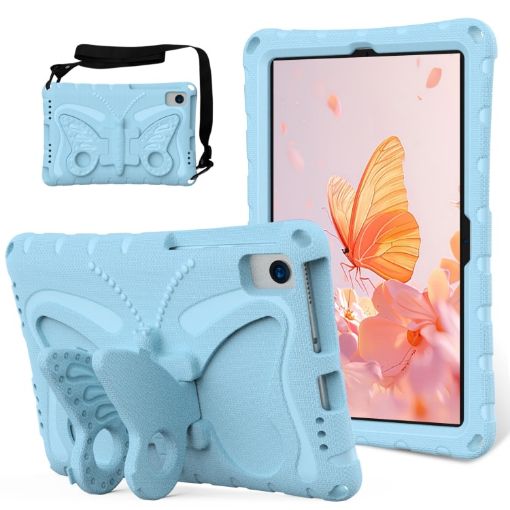 Samsung Galaxy Tab A7 T500 10.4 Butterfly EVA Shockproof Case Light Blue - 1