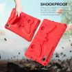 Samsung Galaxy Tab A7 T500 10.4 Red Butterfly EVA Shockproof Case - 3