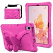 Samsung Galaxy Tab A7 T500 10.4 Shockproof Butterfly Case Rose Red - 1