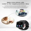 G18 1.83" Smart Watch Leather Strap, Blood Sugar/Uric Acid Support (Brown) - 4