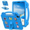 iPad Pro 13 2024 Kids EVA Shockproof Case with Handle & Kickstand - Blue - 1