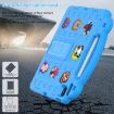 iPad Pro 13 2024 Kids EVA Shockproof Case with Handle & Kickstand - Blue - 6