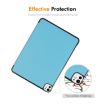 iPad Pro 13 2024 ENKAY Grey Tri-fold Leather Tablet Case - 5