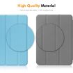 iPad Pro 13 2024 ENKAY Grey Tri-fold Leather Tablet Case - 6