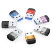 USB3.0 Male to USB-C Female OTG Adapter 5Gbps Red - 2