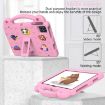 ONN 10.1 Gen4 2024 Pink EVA Shockproof Tablet Case with Handle & Kickstand - 3