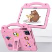 ONN 10.1 Gen4 2024 Pink EVA Shockproof Tablet Case with Handle & Kickstand - 4