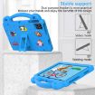 ONN 10.1 Gen4 2024 Kids Tablet Case Sky Blue - Shockproof EVA Cover - 3