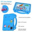 ONN 10.1 Gen4 2024 Kids Tablet Case Sky Blue - Shockproof EVA Cover - 7
