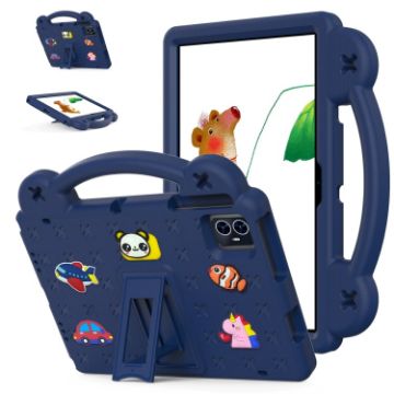 ONN 10.1 Gen4 2024 Kids Tablet Case, EVA Shockproof, Navy Blue - 1