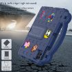 ONN 10.1 Gen4 2024 Kids Tablet Case, EVA Shockproof, Navy Blue - 6