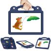 ONN 10.1 Gen4 2024 Kids Tablet Case, EVA Shockproof, Navy Blue - 9