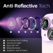 iPhone 15/14 Plus Camera Lens Protector Set - 6Pcs Diamond Metal Rings - 4