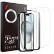 iPhone 15 NORTHJO 2pcs Screen Protector Tempered Glass with Frame - 1