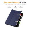 iPad Pro 13 2024 ENKAY Tri-fold TPU Leather Case with Pen Slot Black - 2