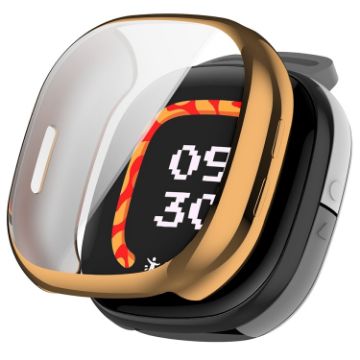 Fitbit Ace LTE Rose Gold TPU Electroplated Soft Watch Case Full Coverage - 1