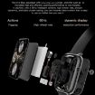 Q19 Max 2.1" HD Screen Waterproof Sports Business Smart Watch - Pink - 5
