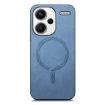 Xiaomi Redmi Note 13 Pro+ Blue Retro Magsafe PU Back Cover Case - 3